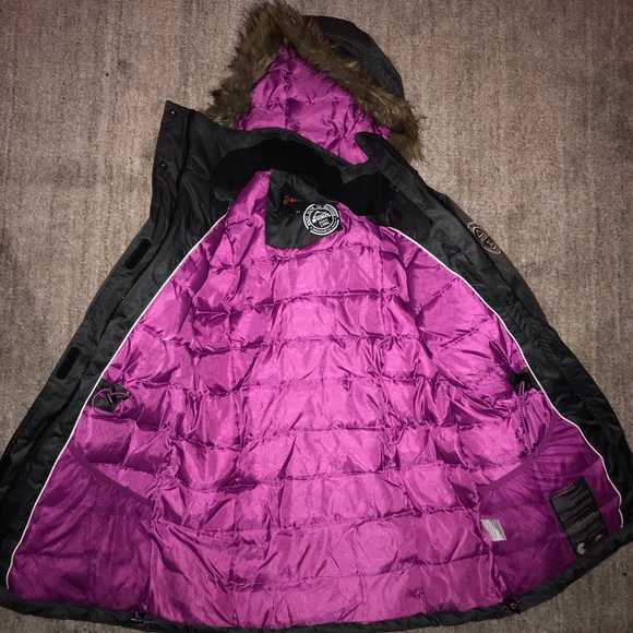 Women’s extra warm hip length ski/snowboard jacket - Picture 2 of 3